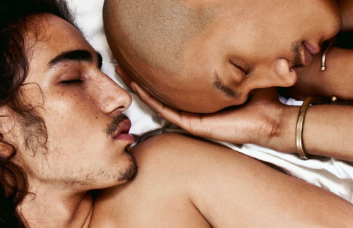 Am I bisexual? Two men sleeping next to each other, maybe after a first experience.